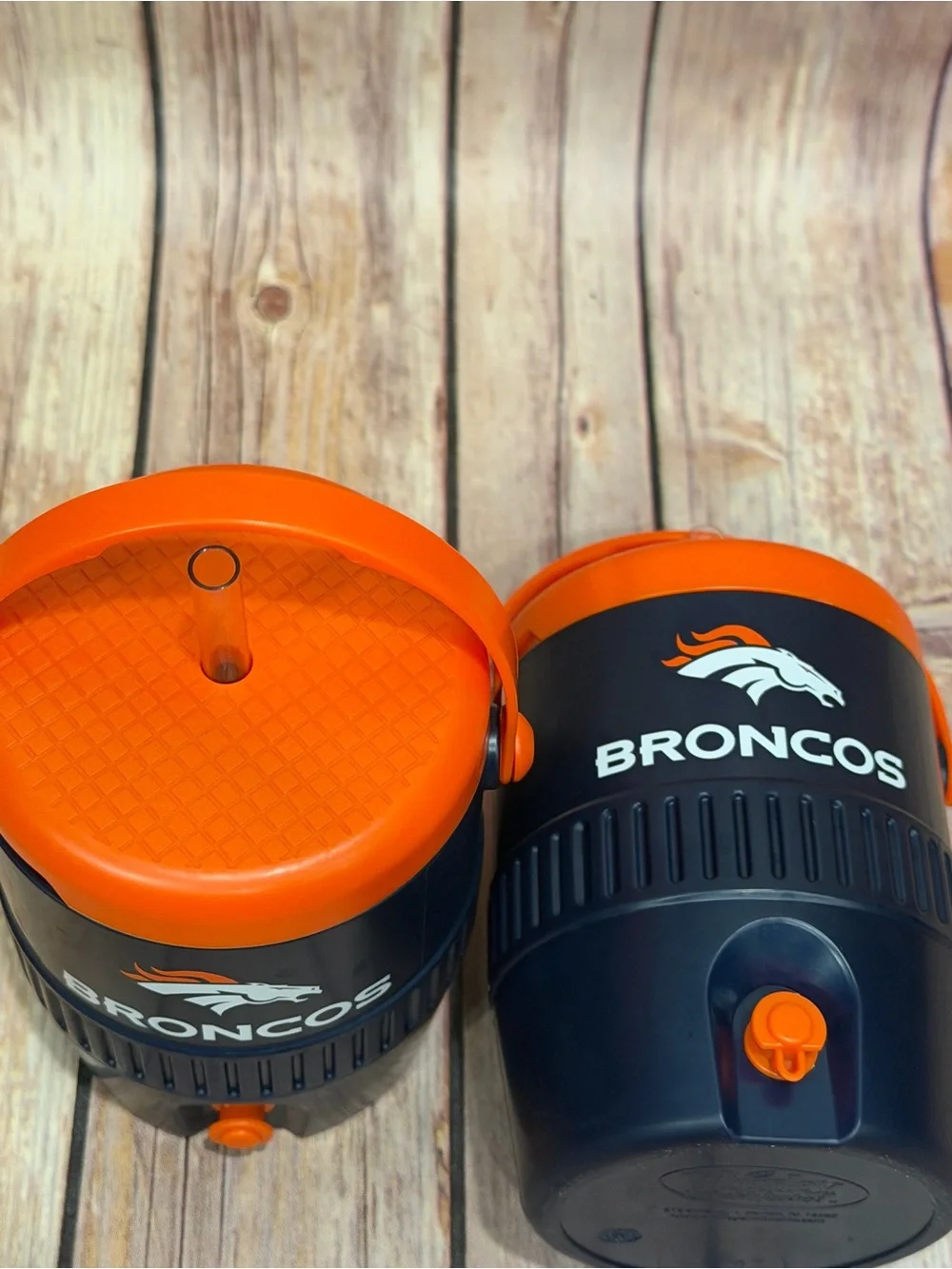 ✨NEW✨ Set of 2 New Release - Denver Broncos Sideline Barrel Drink Cooler